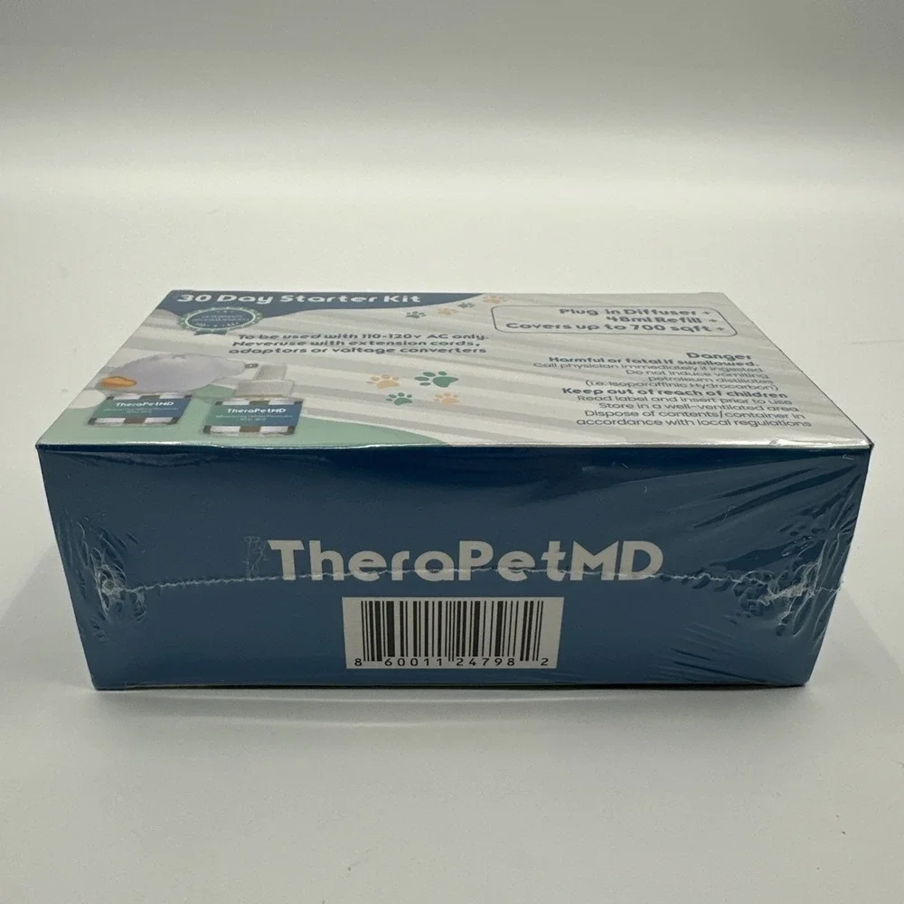 TheraPet MD Advanced Dog Calming Diffuser Kit (1 Diffuser + 2 Refills) New Seal